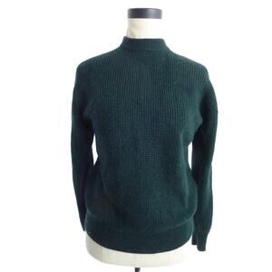 Wilfred Free Aritzia Dark Emerald Green Wool Sweater XS